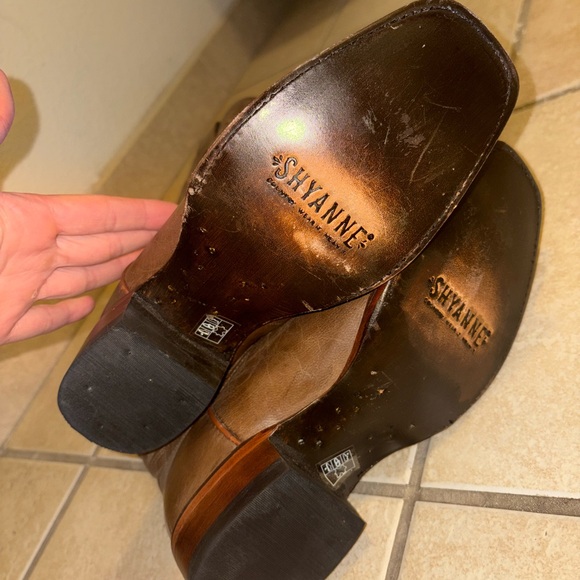 Brand new Shyanne Brown Leather Western Heeled Cowboy Boots - Picture 5 of 13